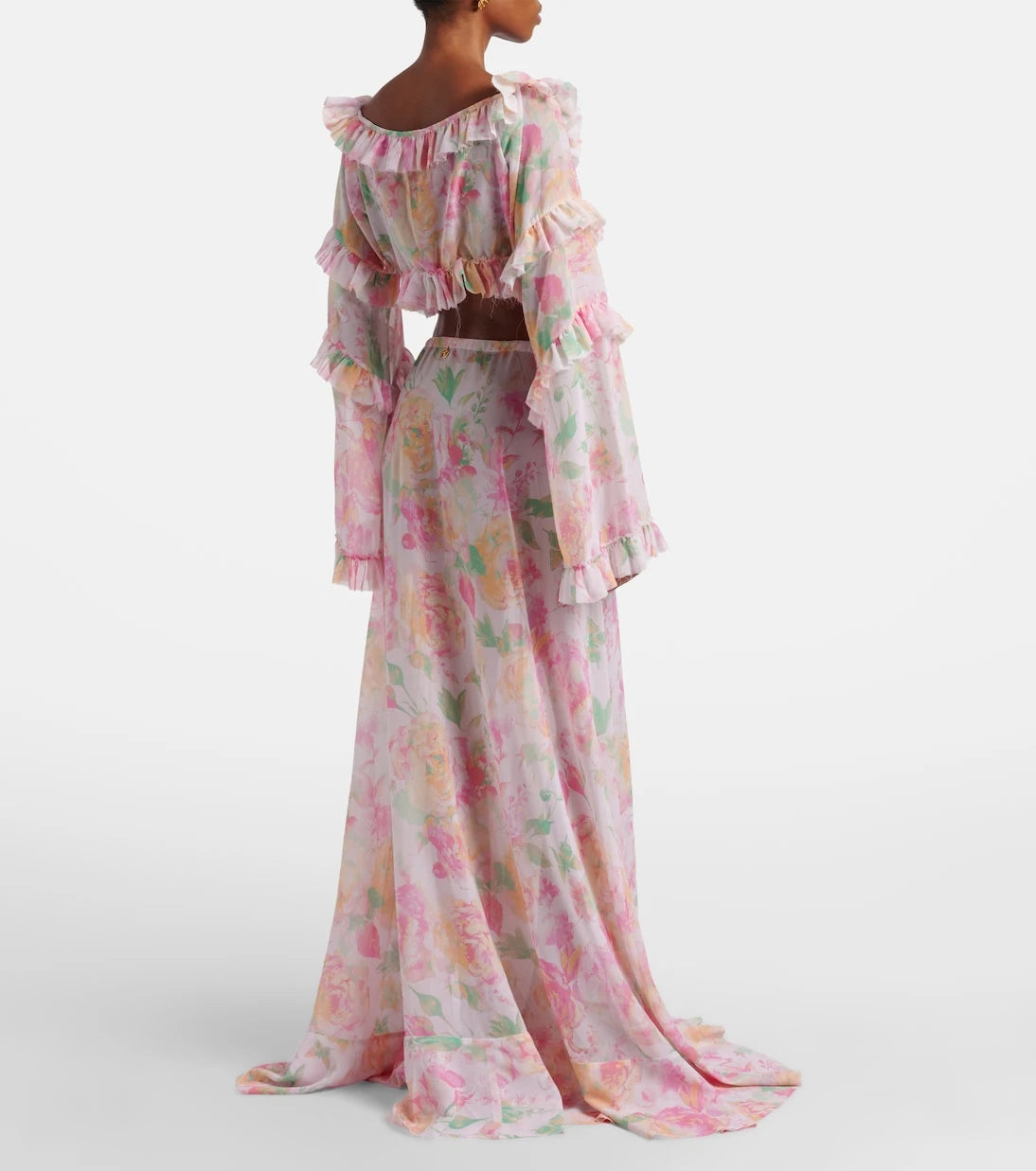 Bananhot - Clara floral maxi skirt