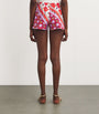 Multi Silk Festa Print Shorts