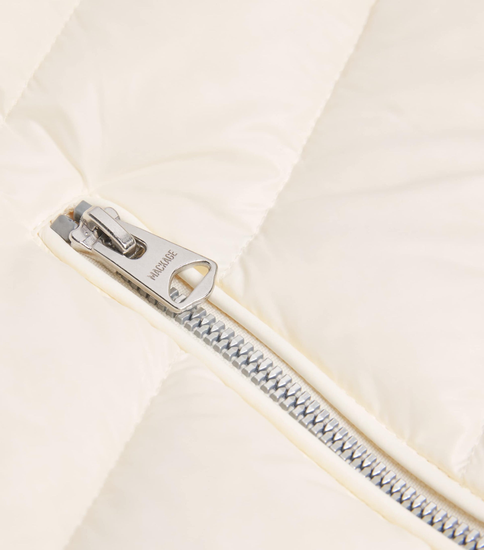 Mackage Beige Cotton-Blend Hybrid Bomber Jacket