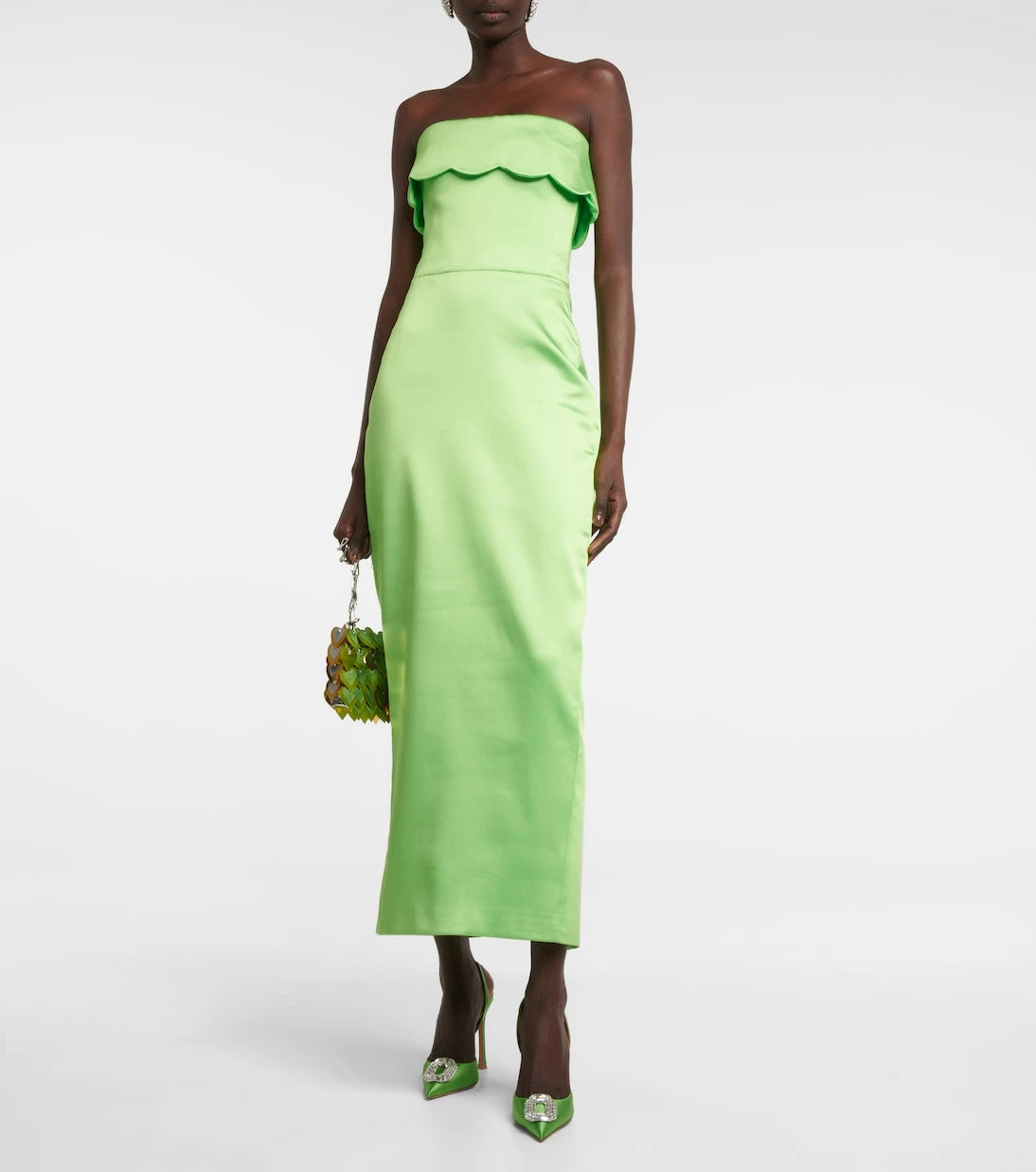 Rasario - Strapless satin gown