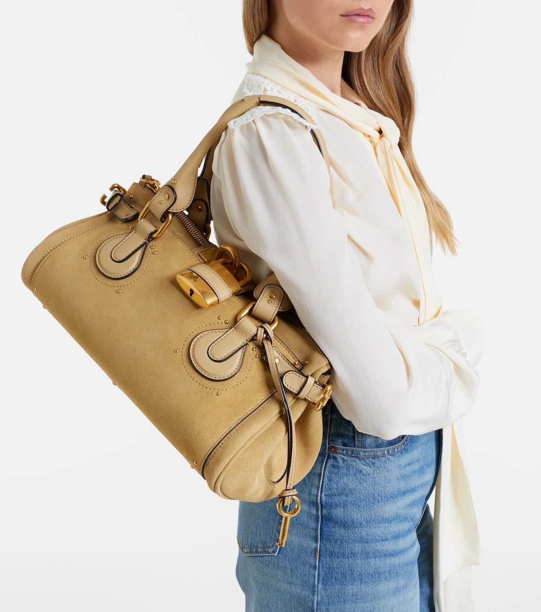 Chloé - Paddington suede shoulder bag