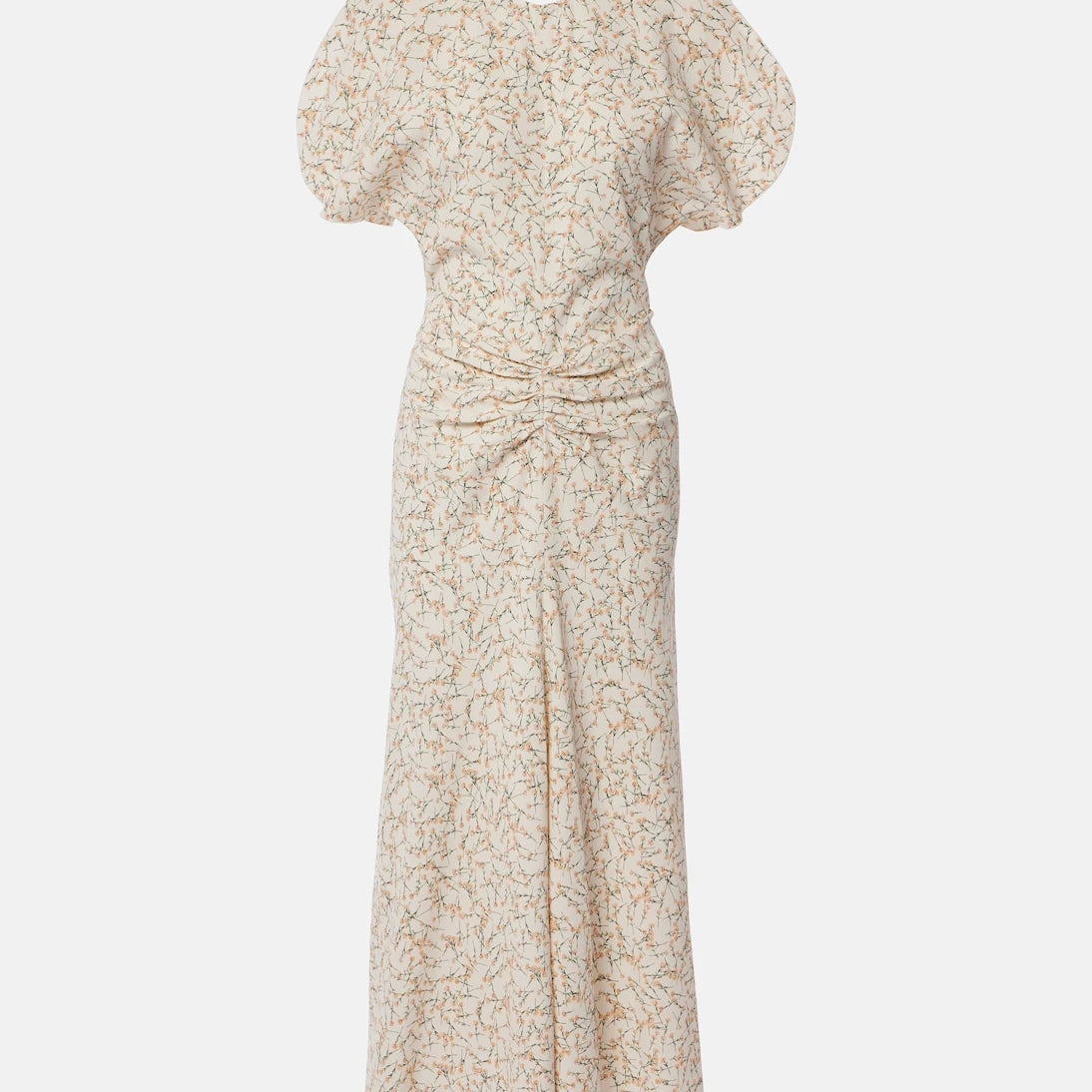 Victoria Beckham - Floral gathered midi dress