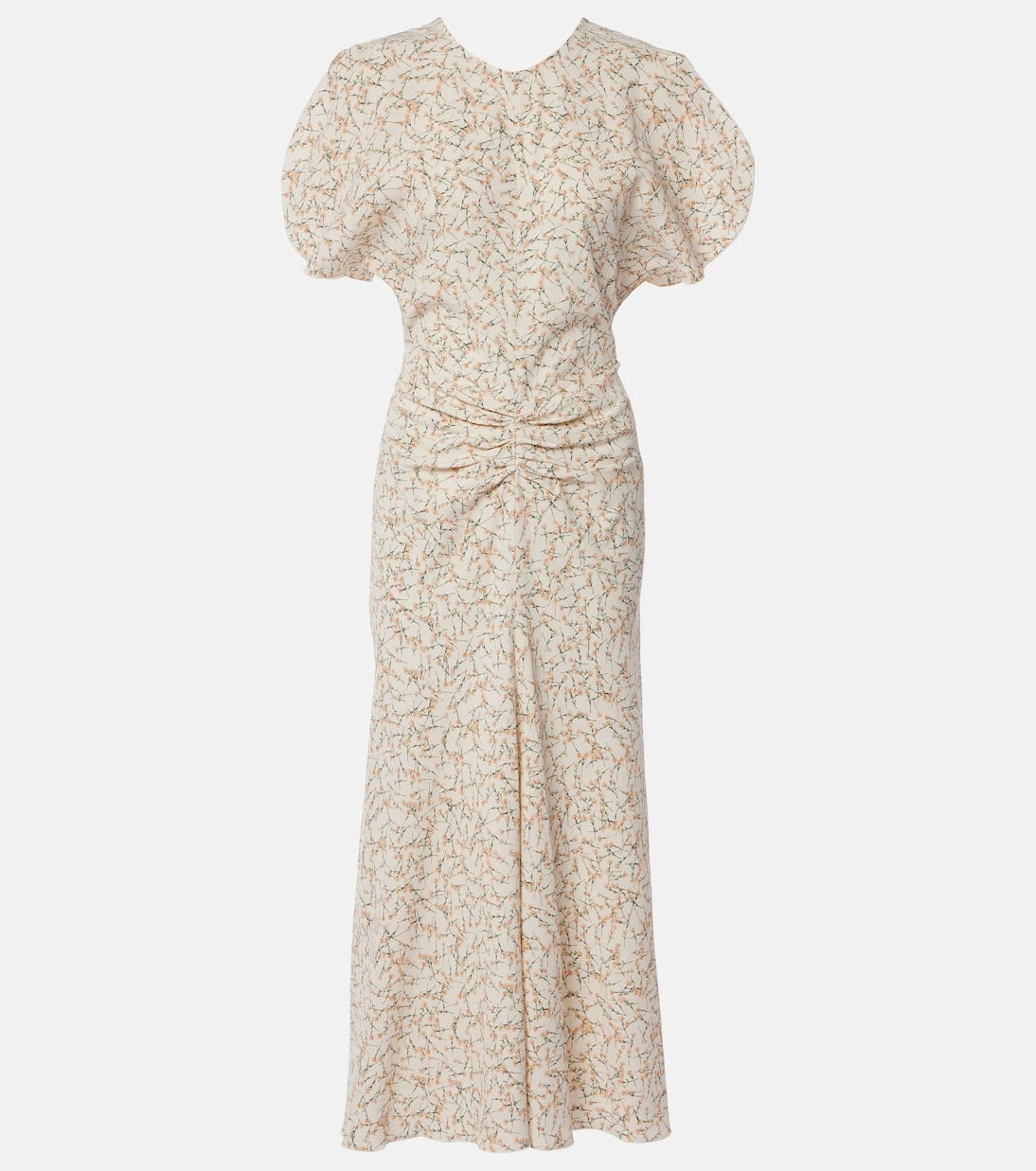 Victoria Beckham - Floral gathered midi dress