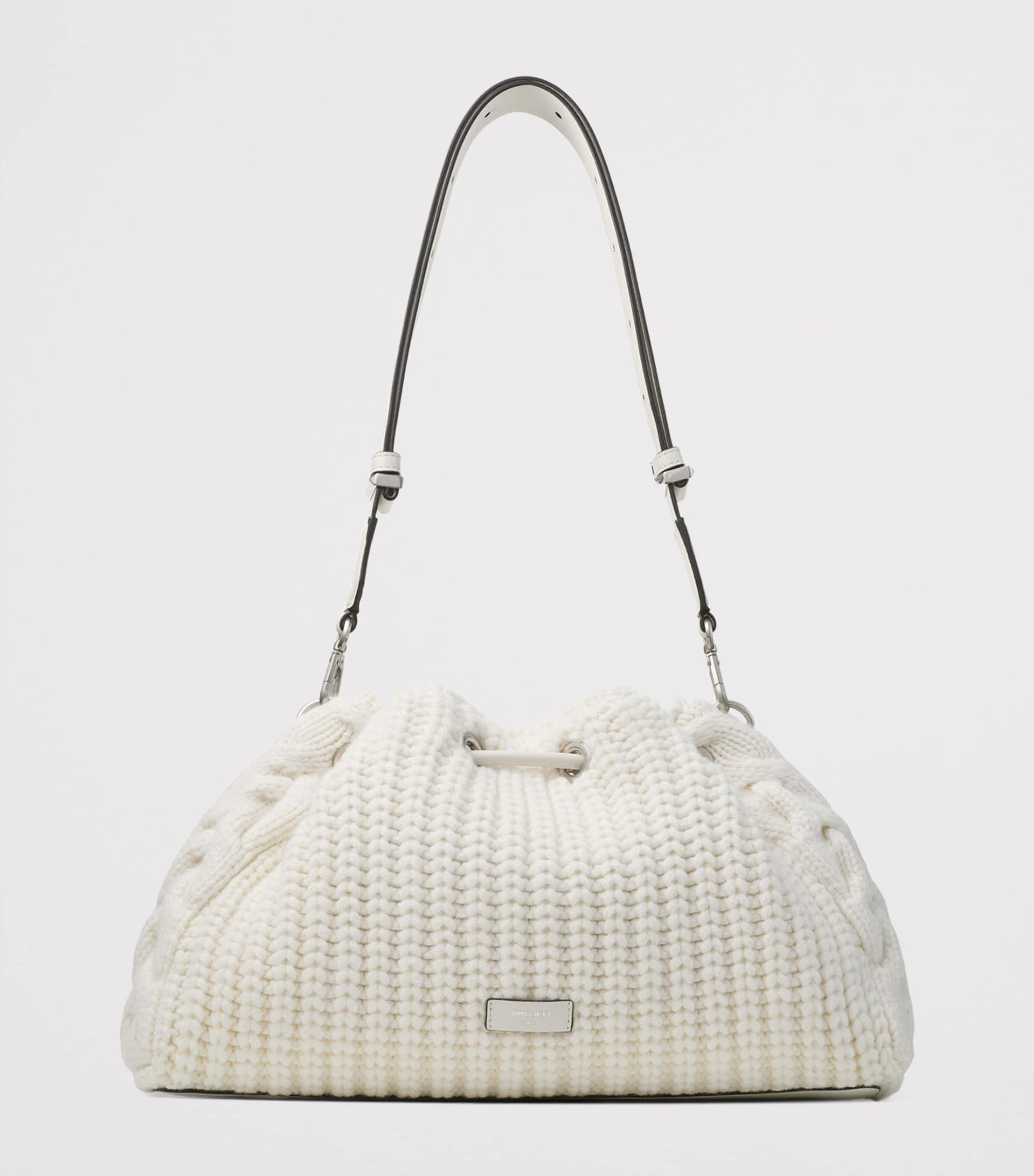 Bon Bon Cinch Wool Top-Handle Bag