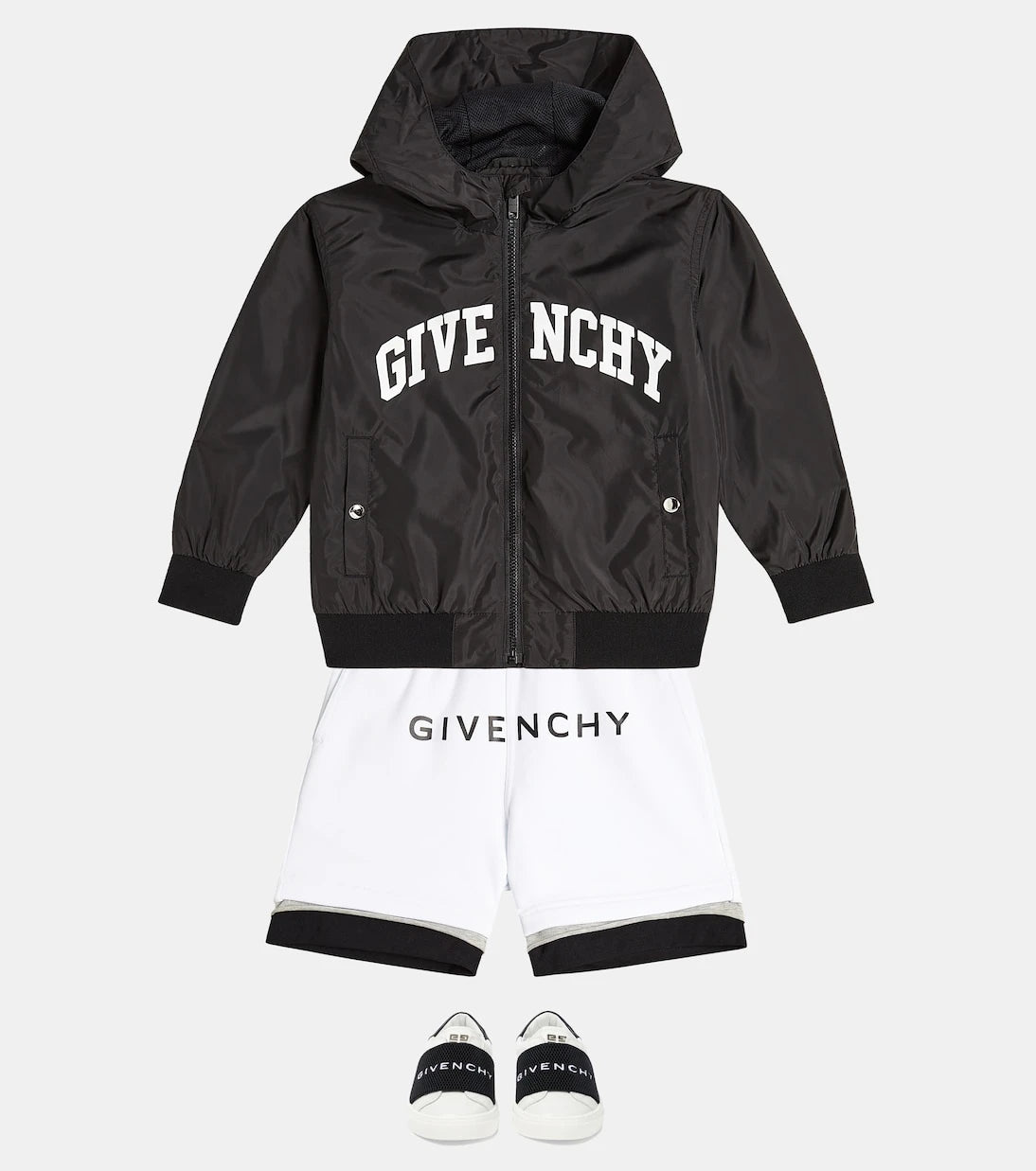 Givenchy Kids - Cotton blend shorts