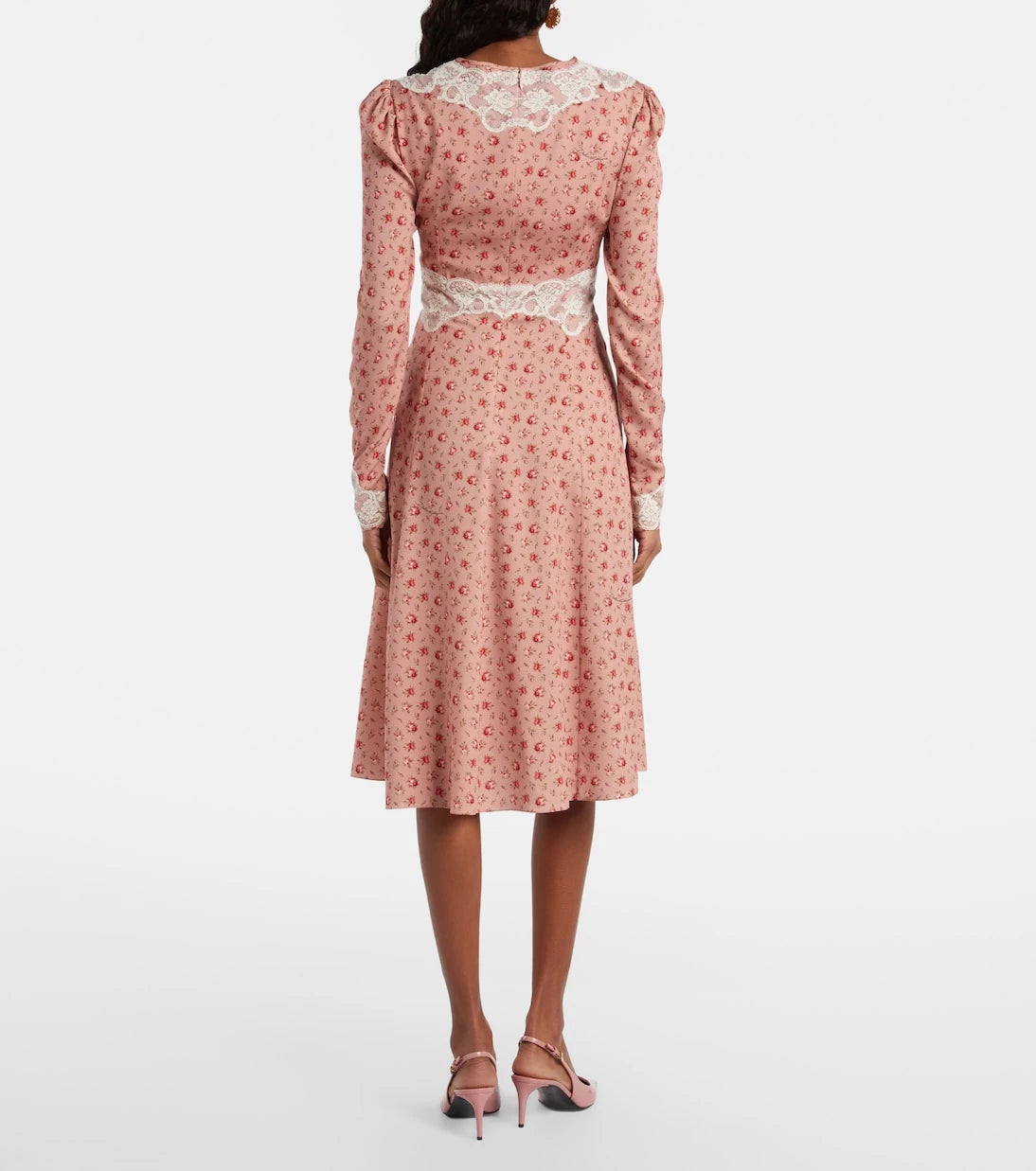 Dolce&Gabbana - Floral silk-blend midi dress