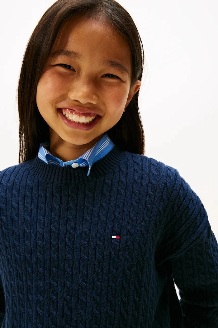 Tommy Hilfiger Çocuk Pamuklu Kazak
