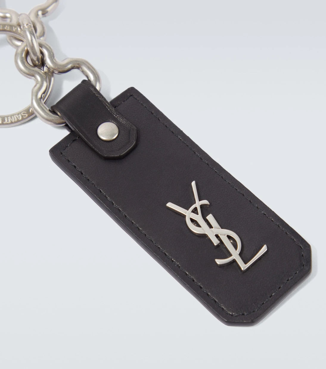 Saint Laurent - Cassandre Saint Laurent leather keychain