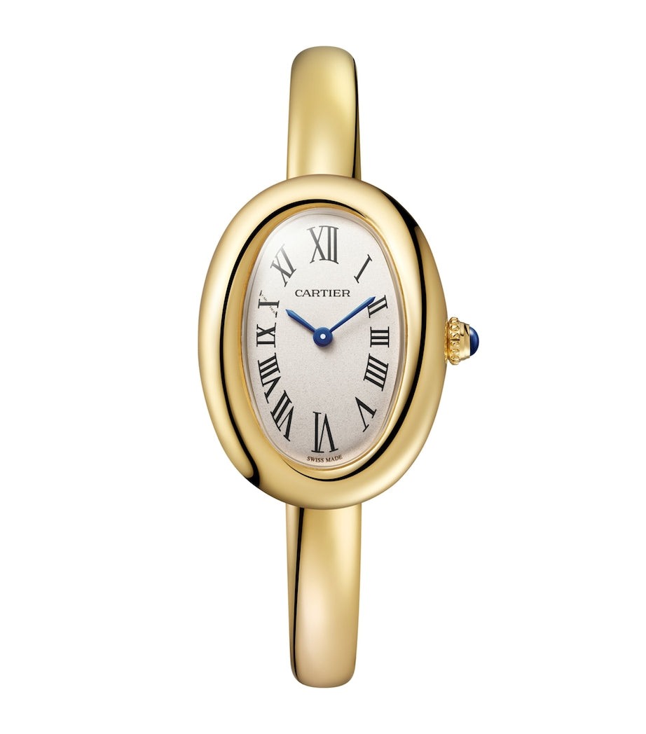 Small Yellow Gold Baignoire de Cartier Watch 23.1mm (Size 16)