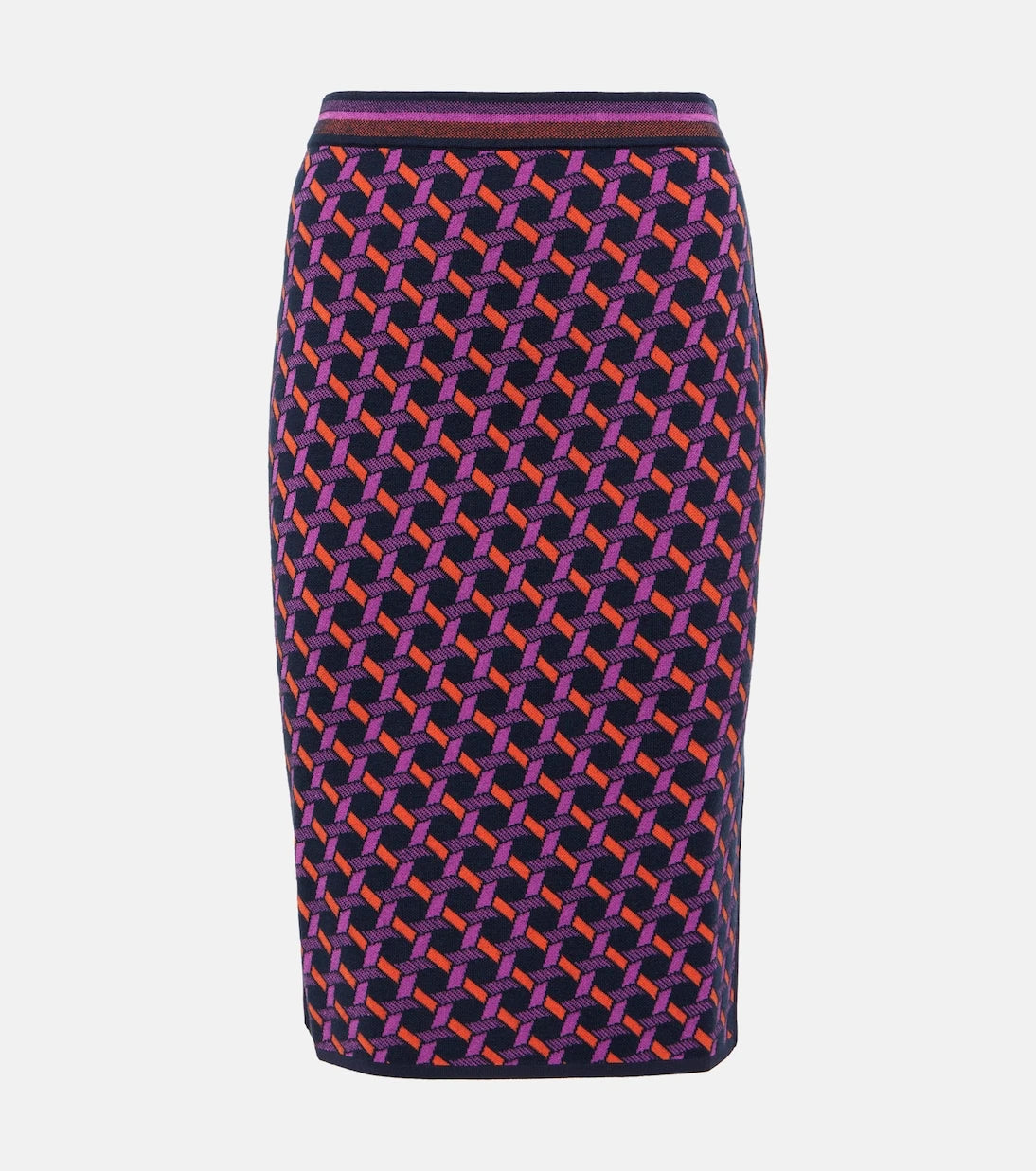 Diane von Furstenberg - Hazel jacquard midi skirt