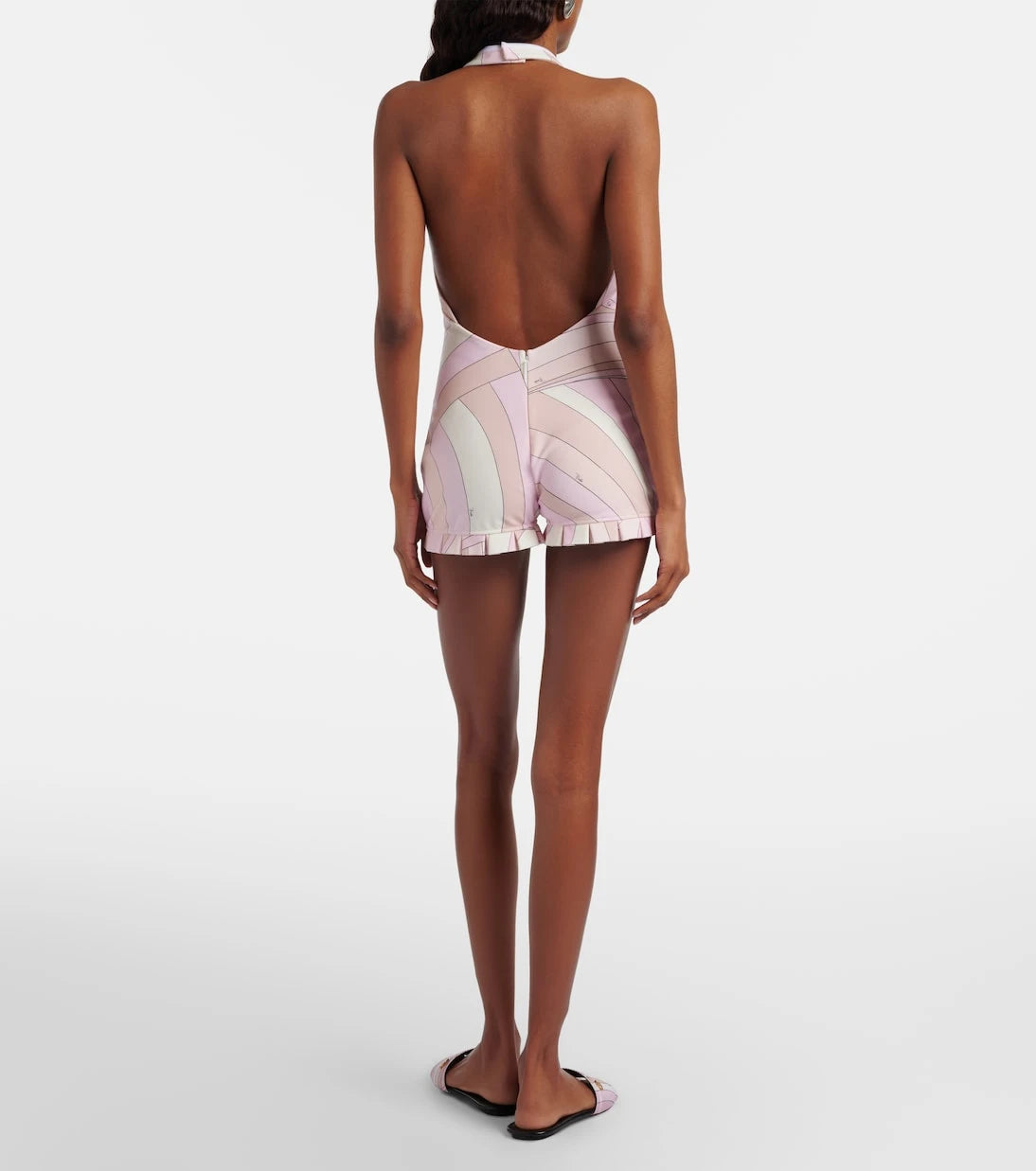 Pucci - Iride satin jersey romper
