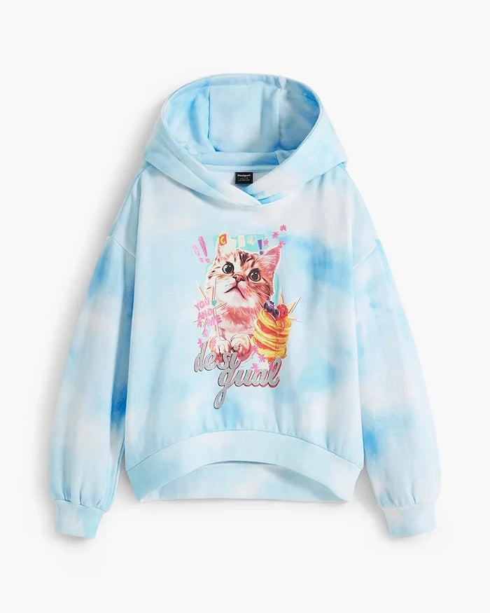 Детски памучен суичър Desigual