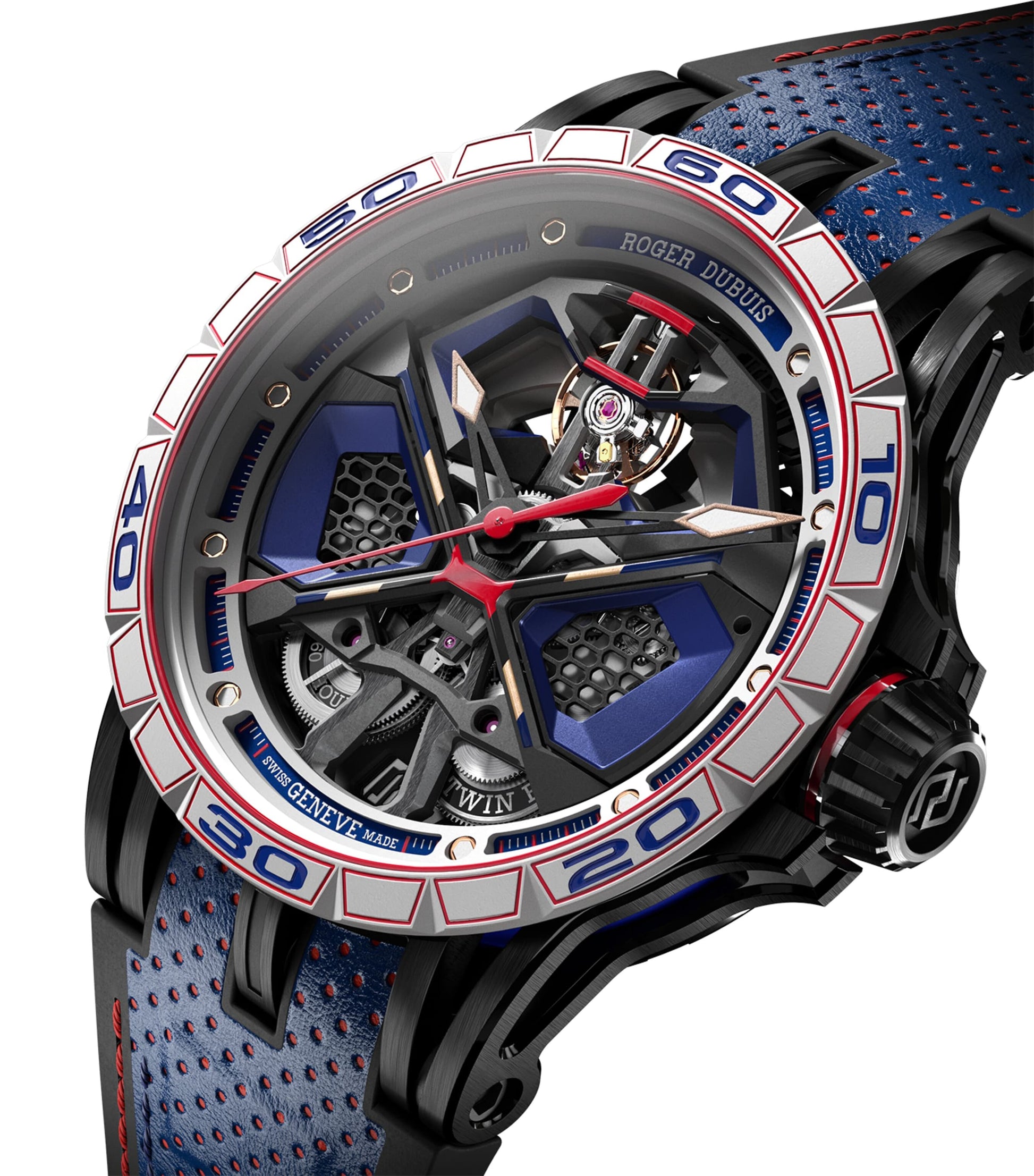 Roger Dubuis MCF and Titanium Excalibur Spider Huracan MB Watch 45mm