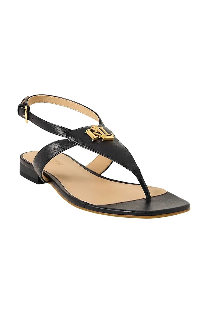 Кожени сандали Lauren Ralph Lauren Everley
