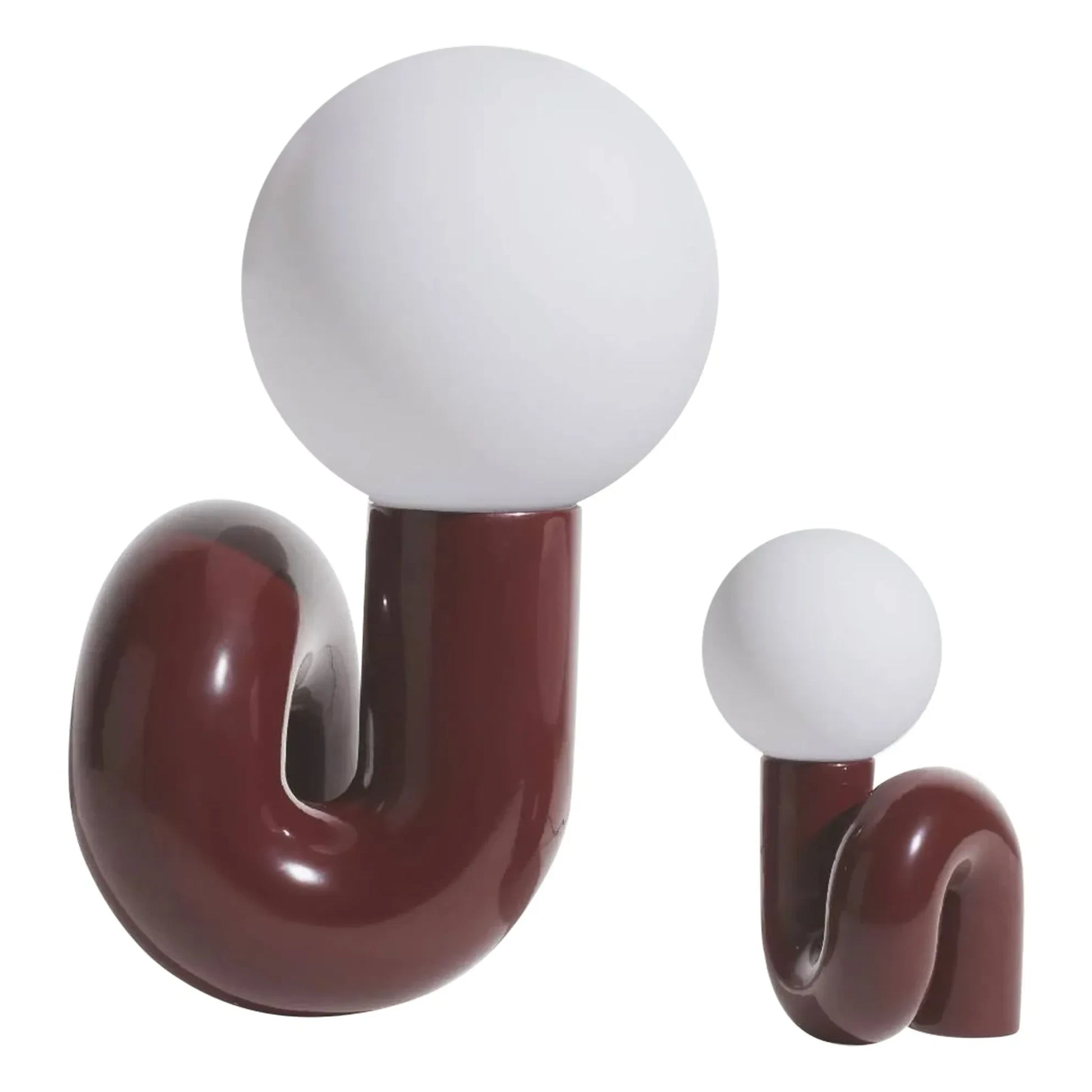 Petite friture - Neotenic table lamp | Cherry red
