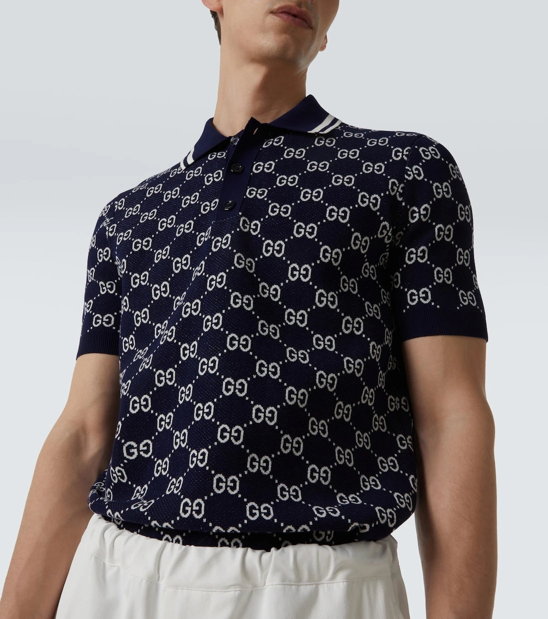 Gucci - Pamuklu polo tişört
