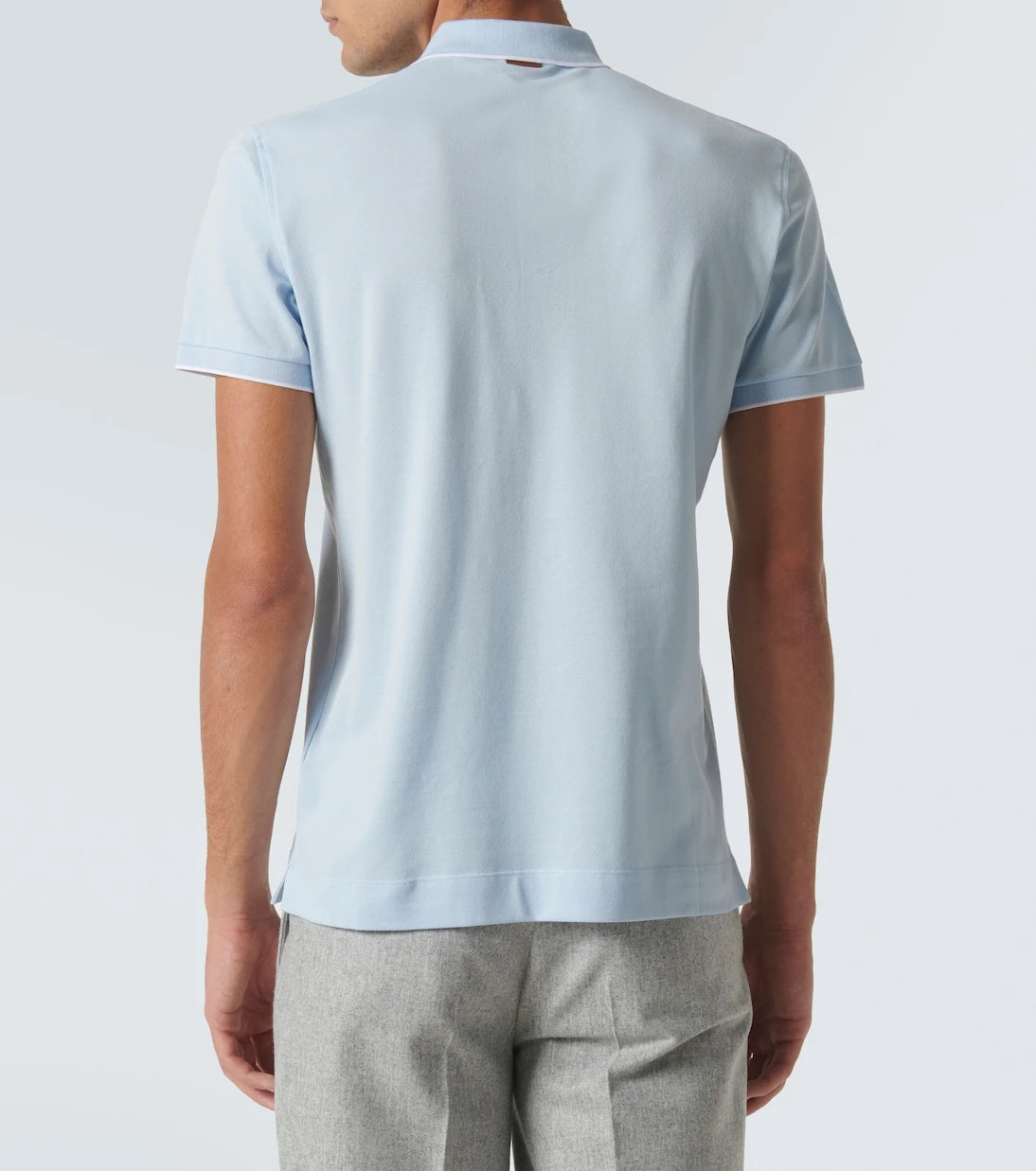 Zegna - Cotton-blend polo shirt