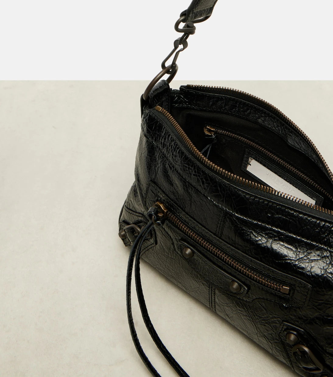 Balenciaga - Le City Moto Mini leather shoulder bag