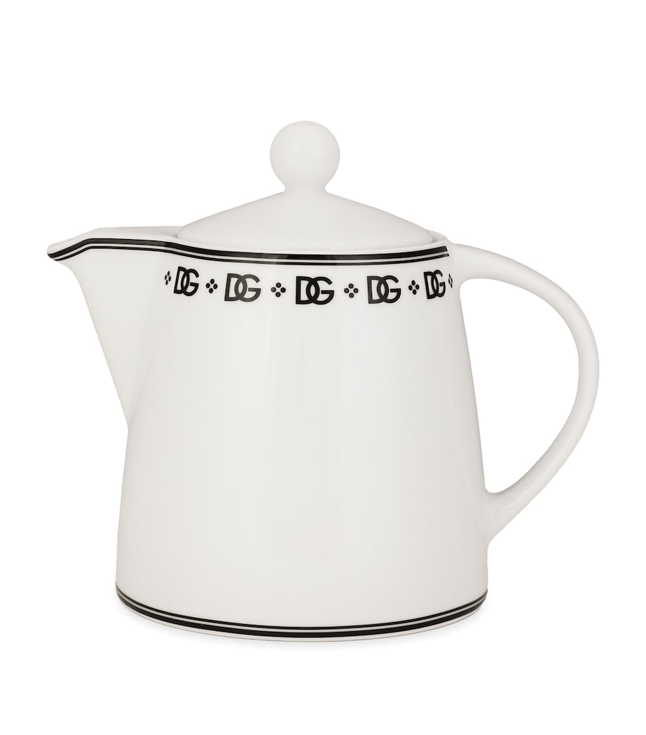 Porcelain DG Logo Teapot