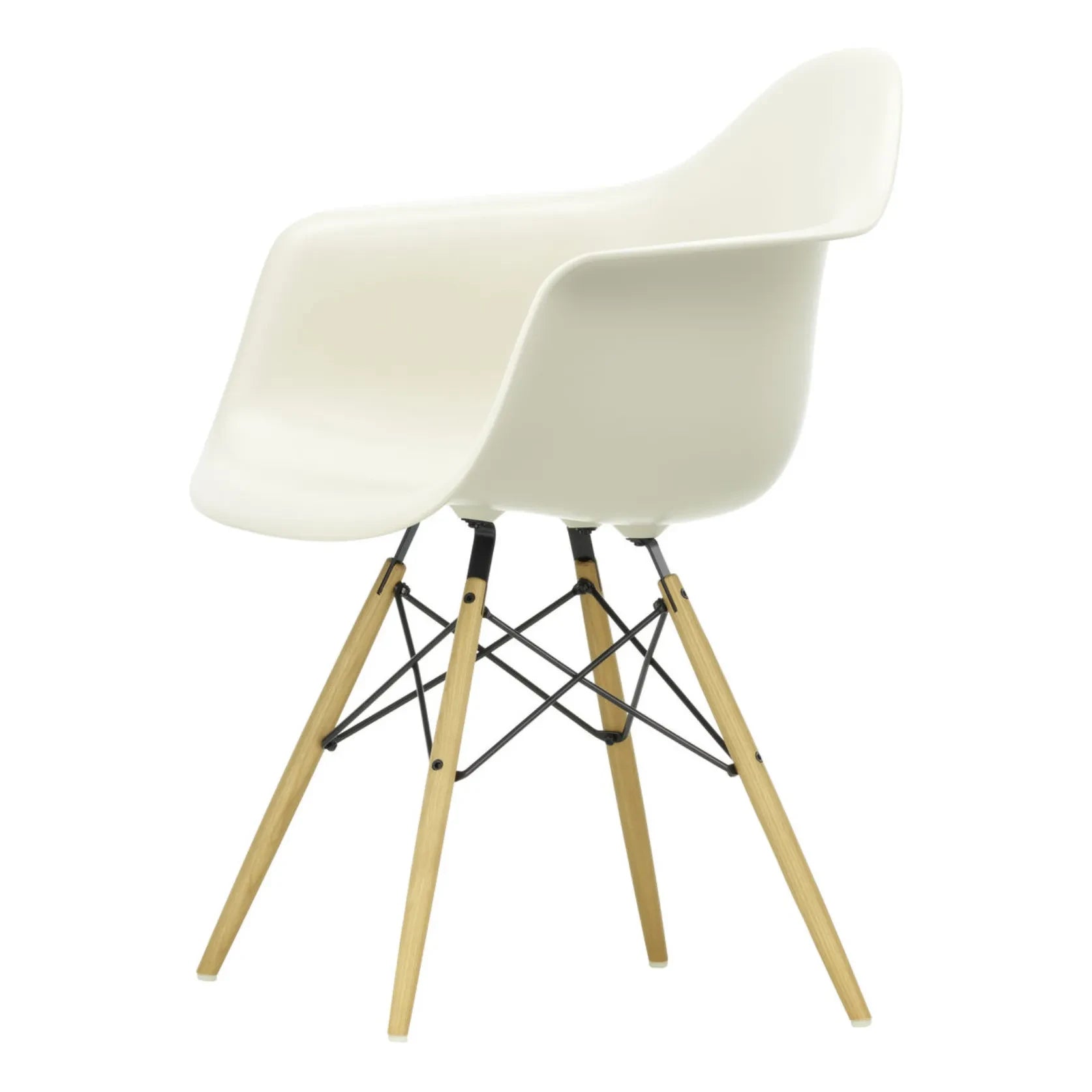 Vitra - DAW chair - maple base - Charles &amp; Ray Eames | Gris galet