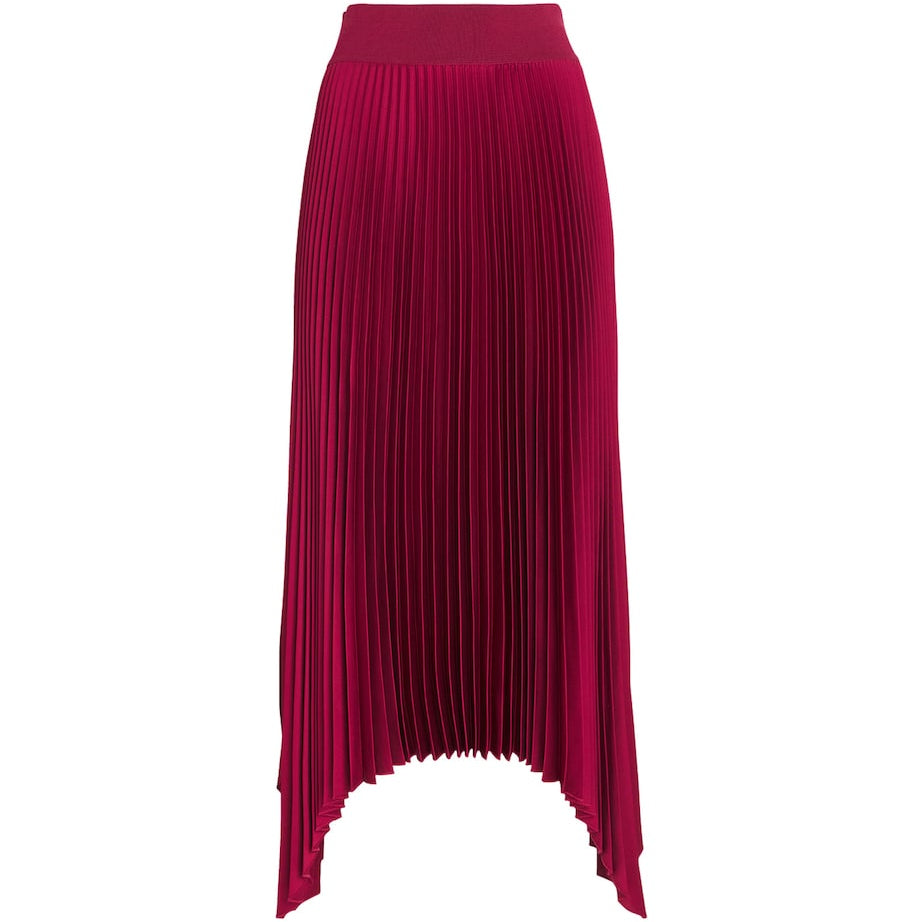 Joseph Ade Knit Weave Plissé Skirt