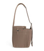 Pleated Utility Shoulder Bag