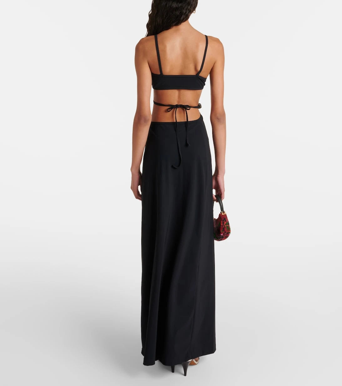 Christopher Esber - Beaded cutout jersey maxi dress