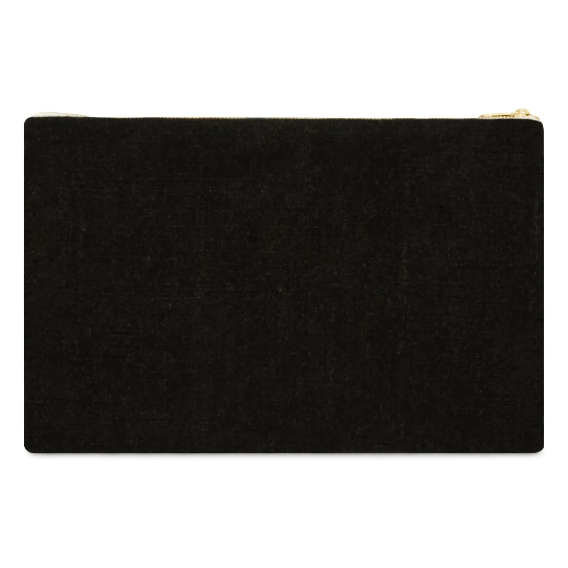 Adorna - Linen clutch bag | Black