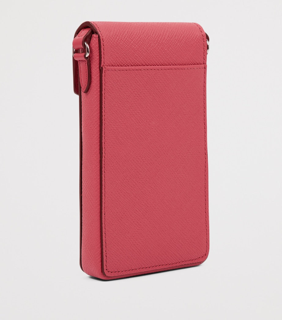 Pink Leather Envelope Phone Case
