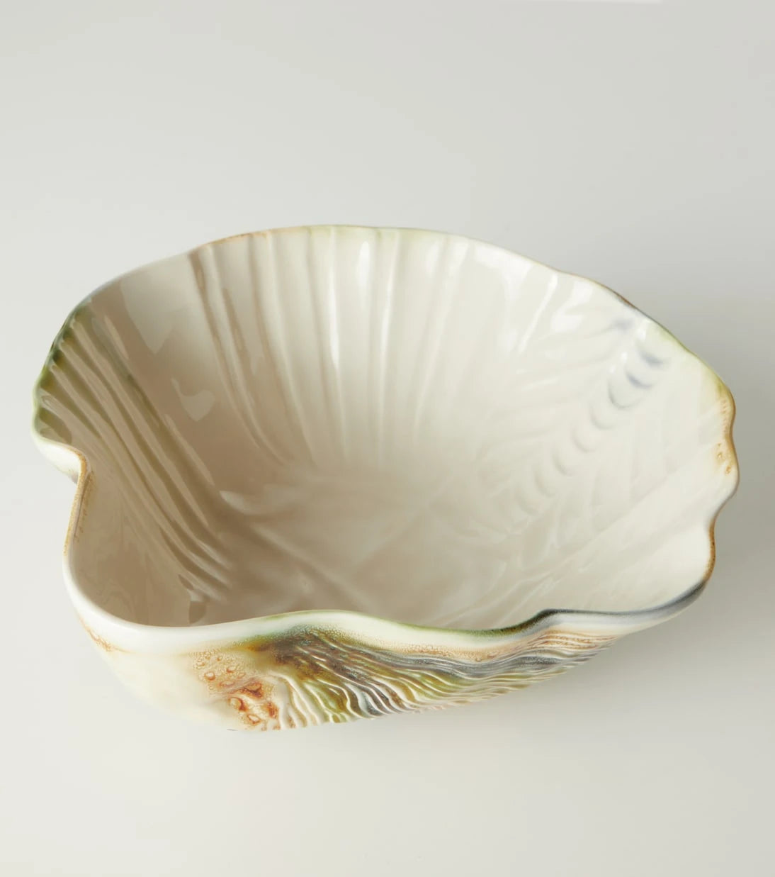 Bordallo Pinheiro - Oyster & Scallops ceramic salad bowl