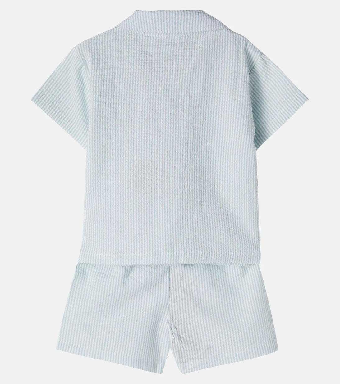 Molo - Baby Eyou striped cotton pajamas