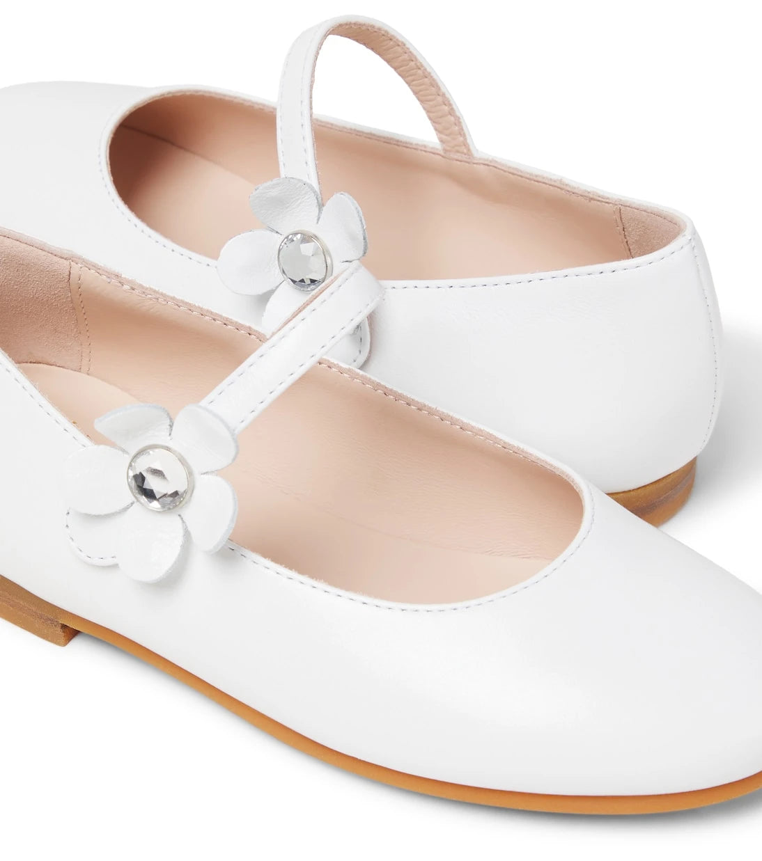 Il Gufo - Embellished leather ballet flats