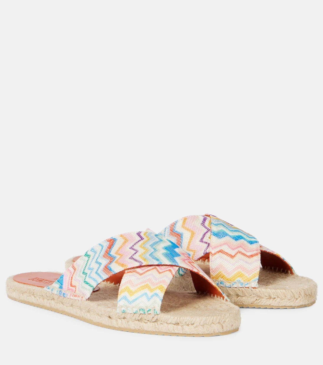 Missoni - صنادل إسبادريل بنمط متعرج