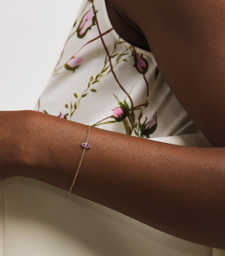 Yellow Gold and Sapphire Tilly Bracelet