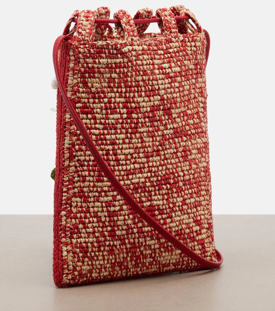 Loewe - Paula's Ibiza raffia pouch with strap