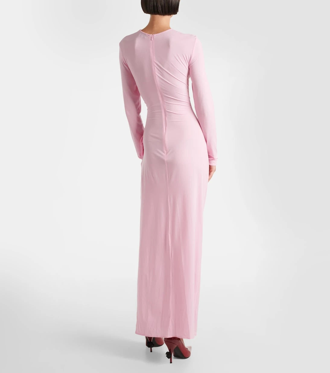 Magda Butrym - Floral-appliqué jersey gown