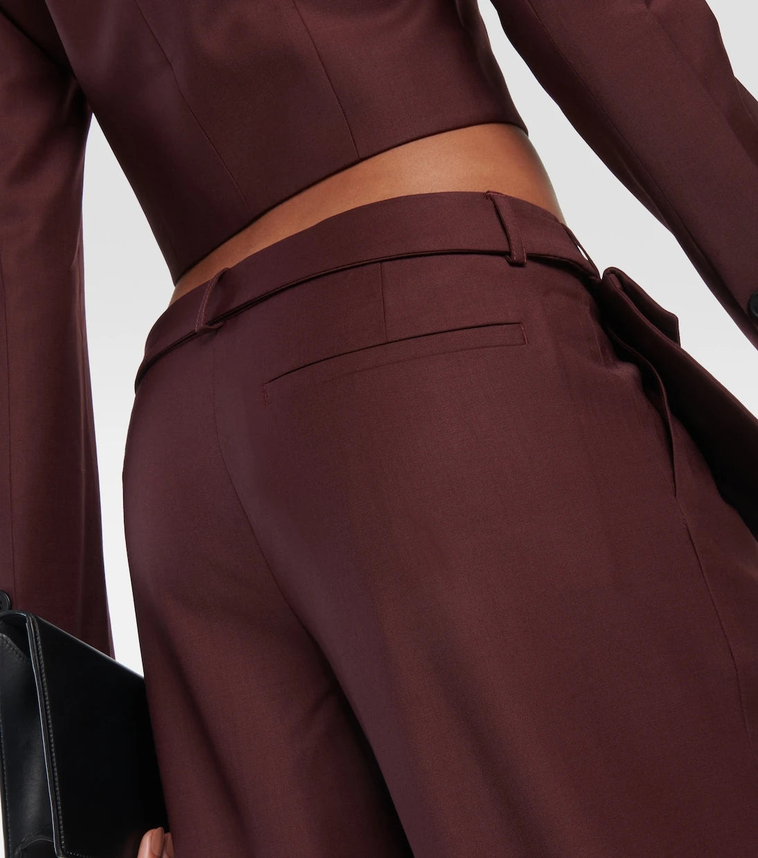 Aya Muse - Sylvia mid-rise straight wool pants