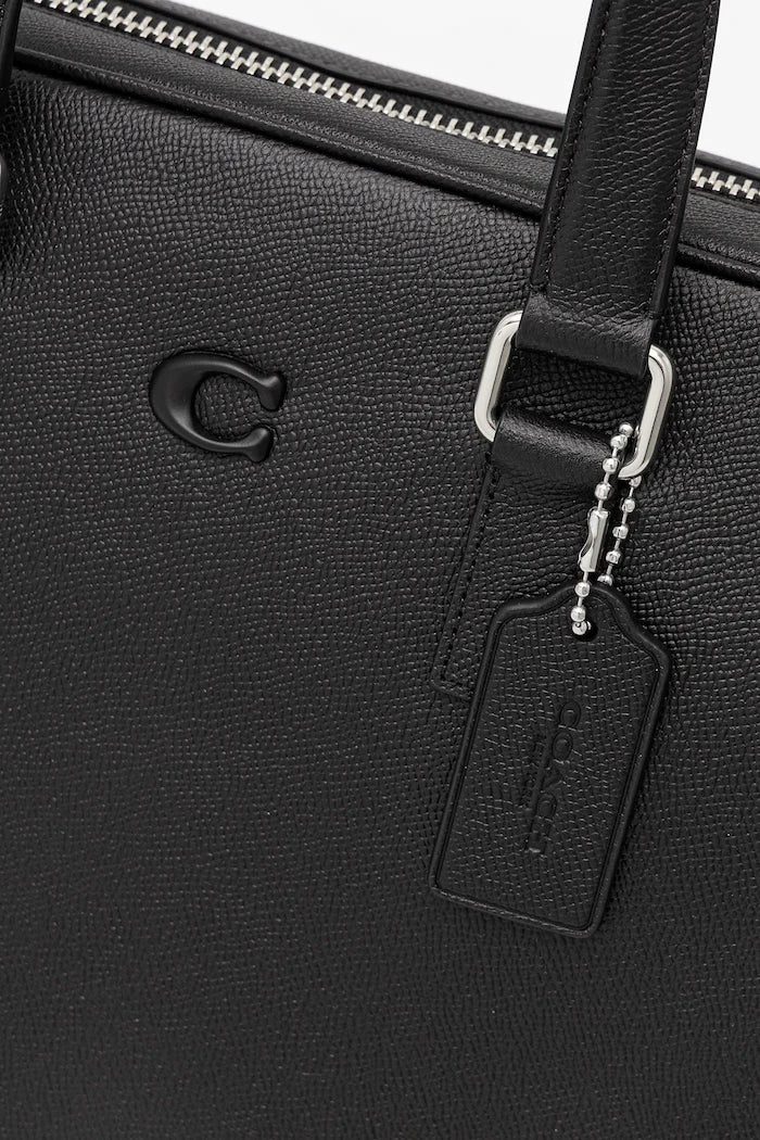 Кожена чанта за лаптоп Coach Caden