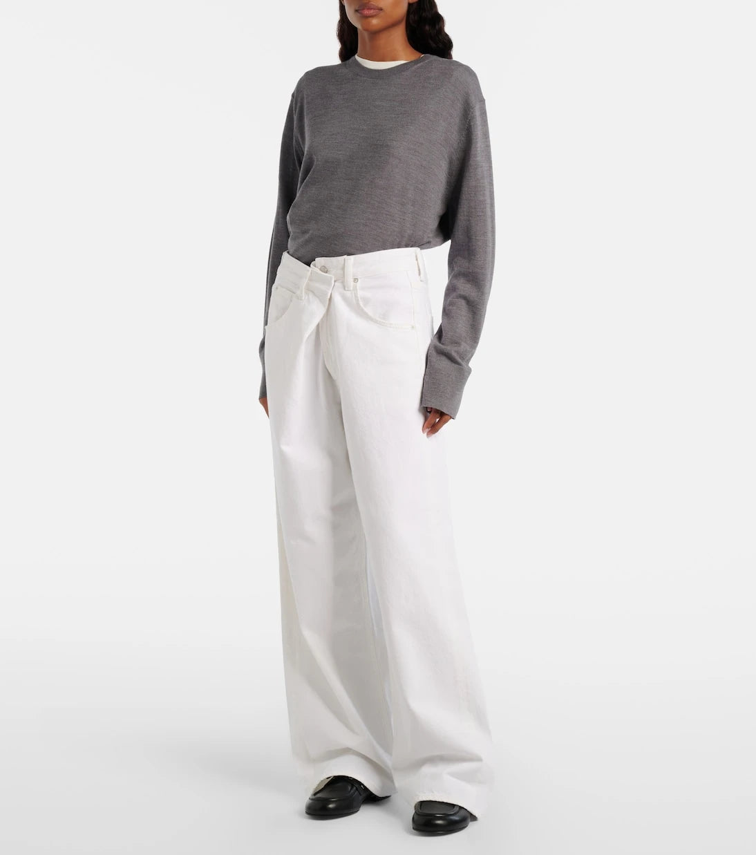 Agolde - Vana Fold wide-leg jeans