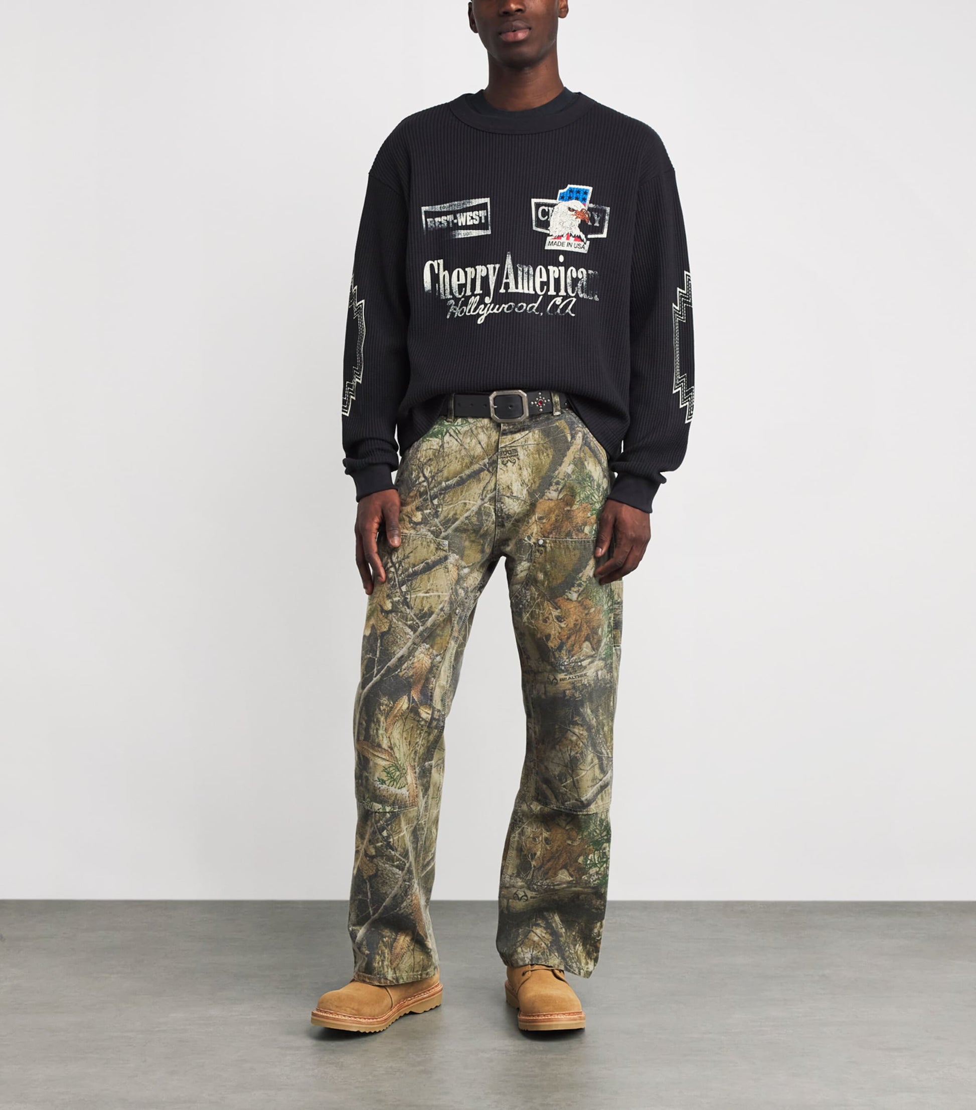 Leather Studded Santa Fe Belt