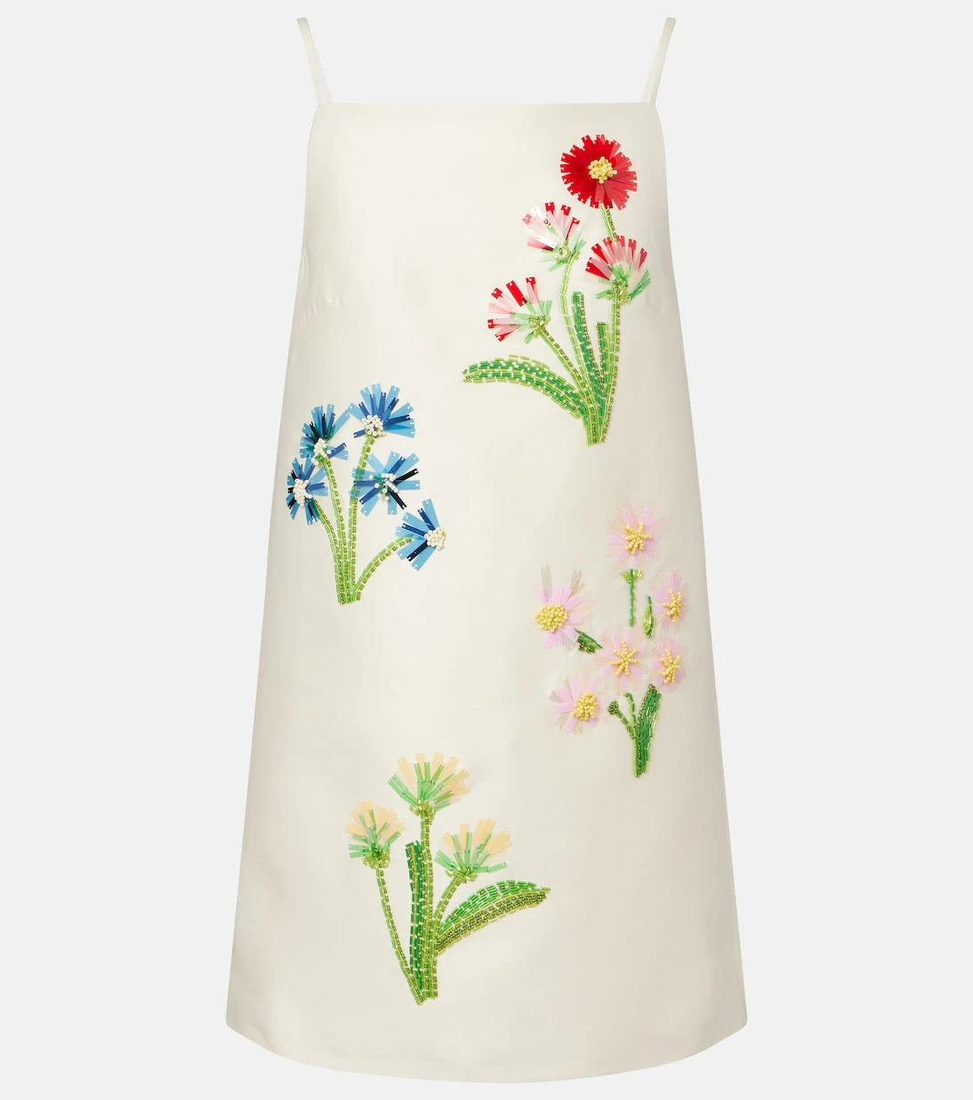 Leo Lin - Leia embellished wool and silk minidress