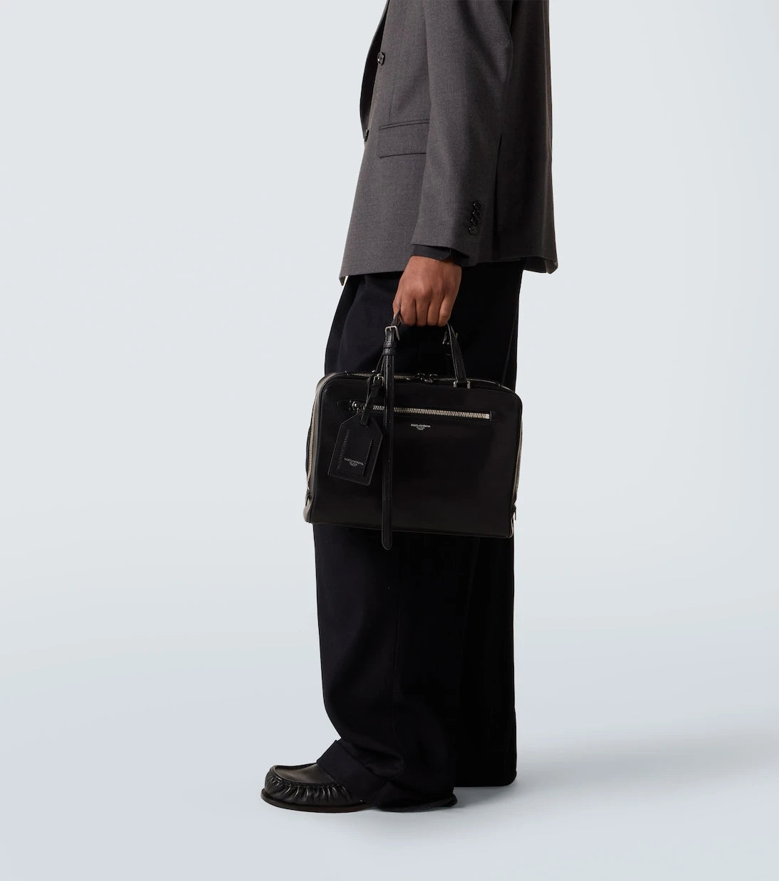 Dolce&Gabbana - Ellis leather briefcase