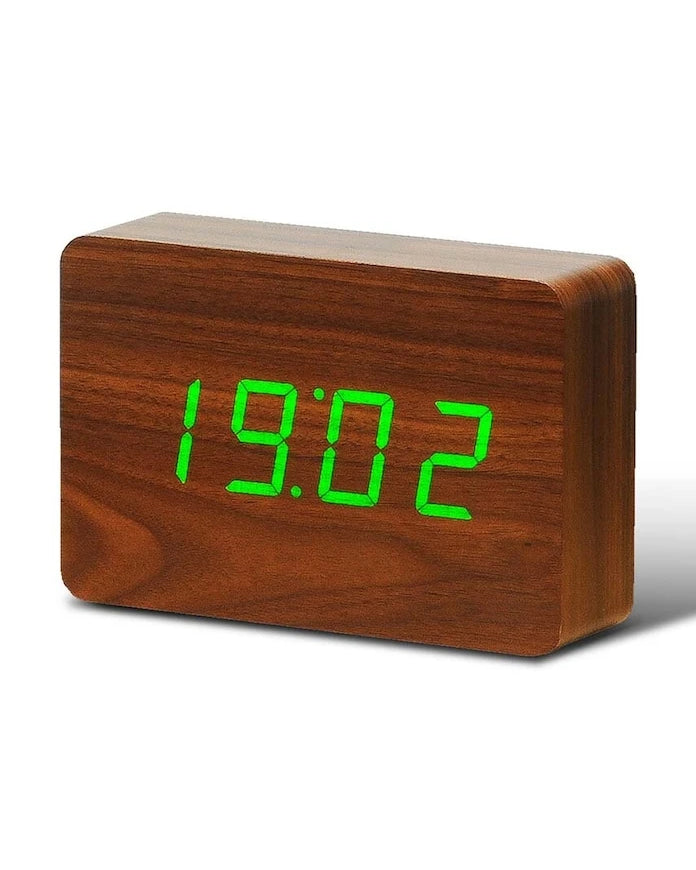 Gingko Design Brick Click Clock Masa Saati