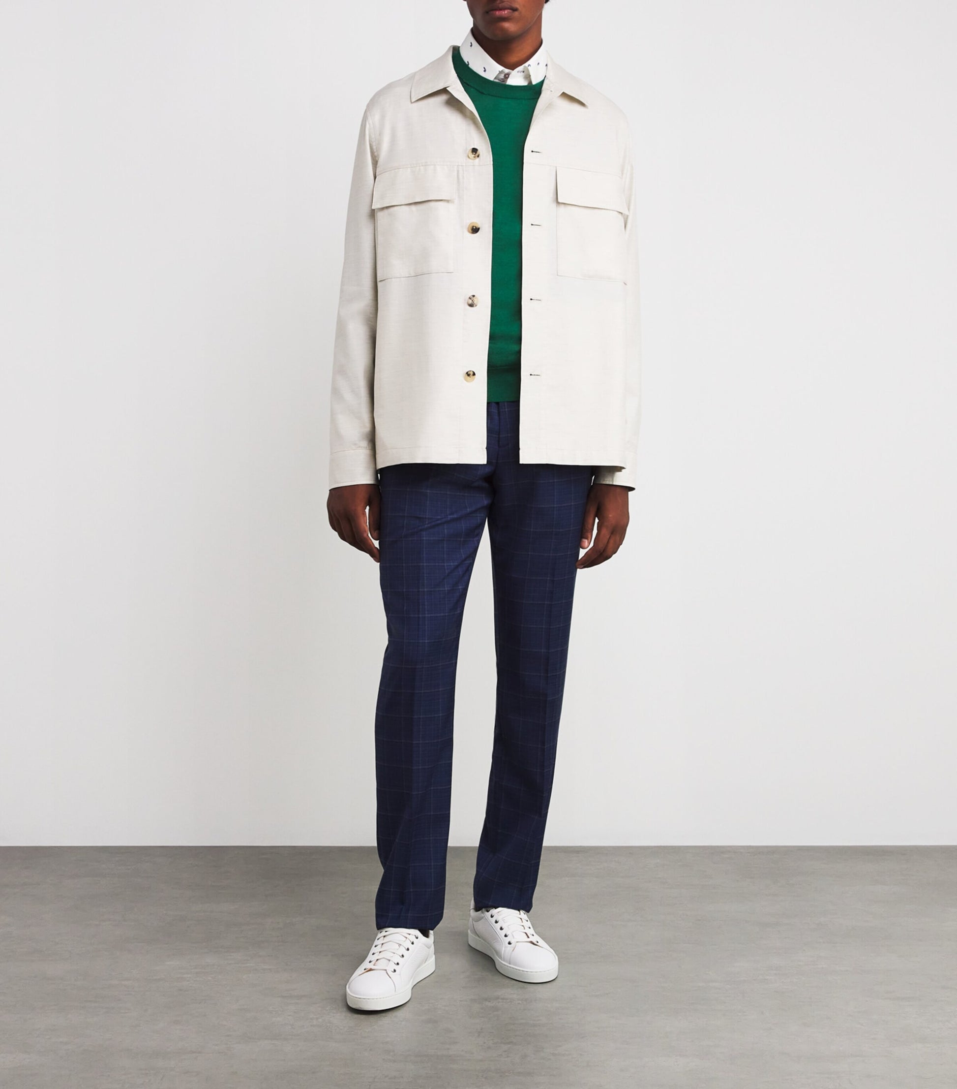 White Cotton Shacket