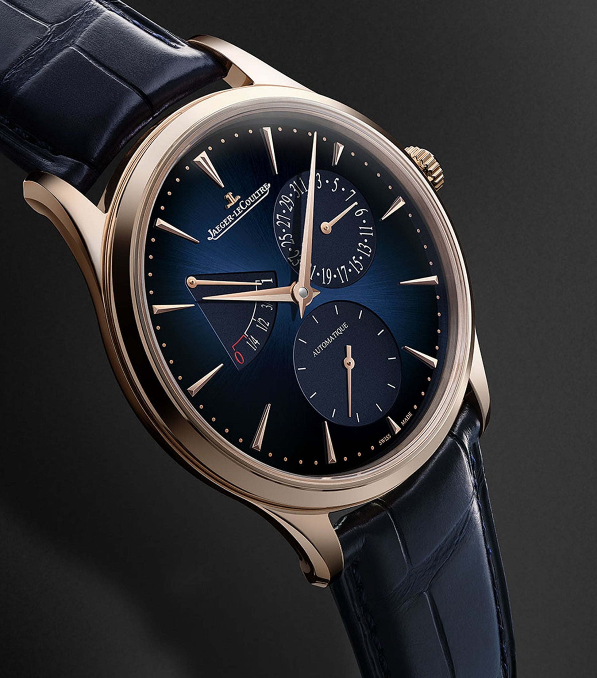 Rose Gold Master Ultra Thin Power Reserve Watch 39mm