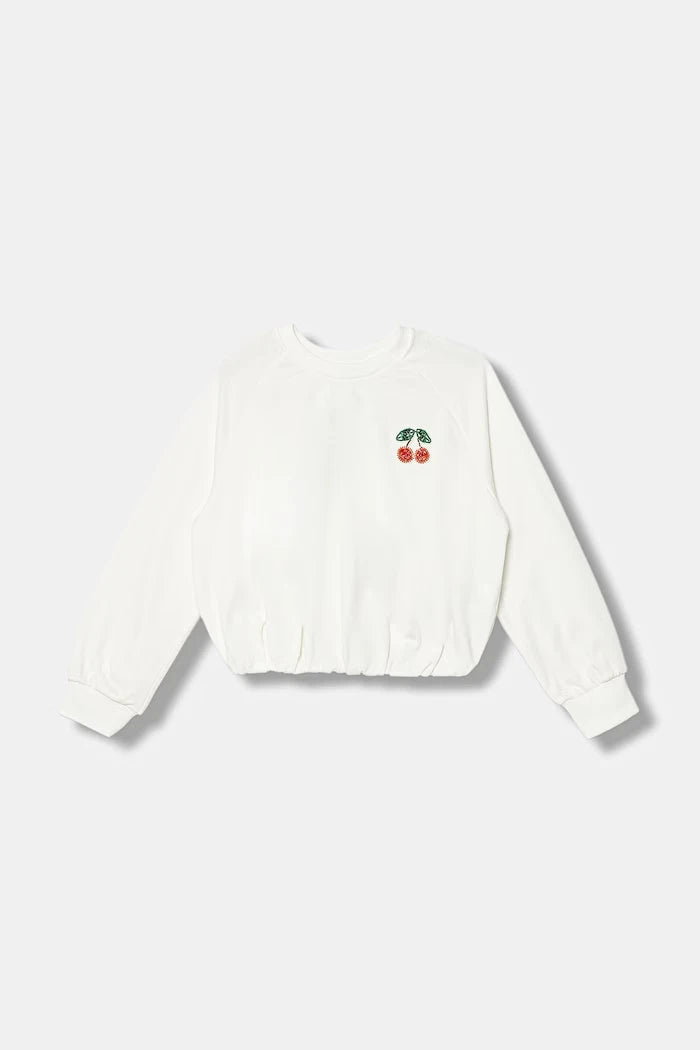 United Colors of Benetton çocuk pamuklu sweatshirt