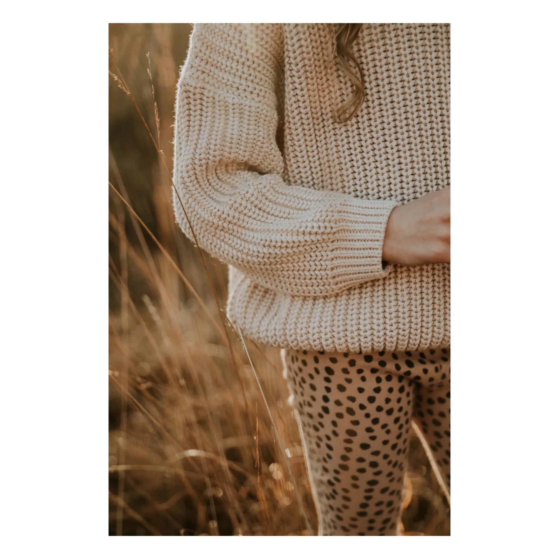 Yuki - Chunky Organic Cotton Jumper | Ecru