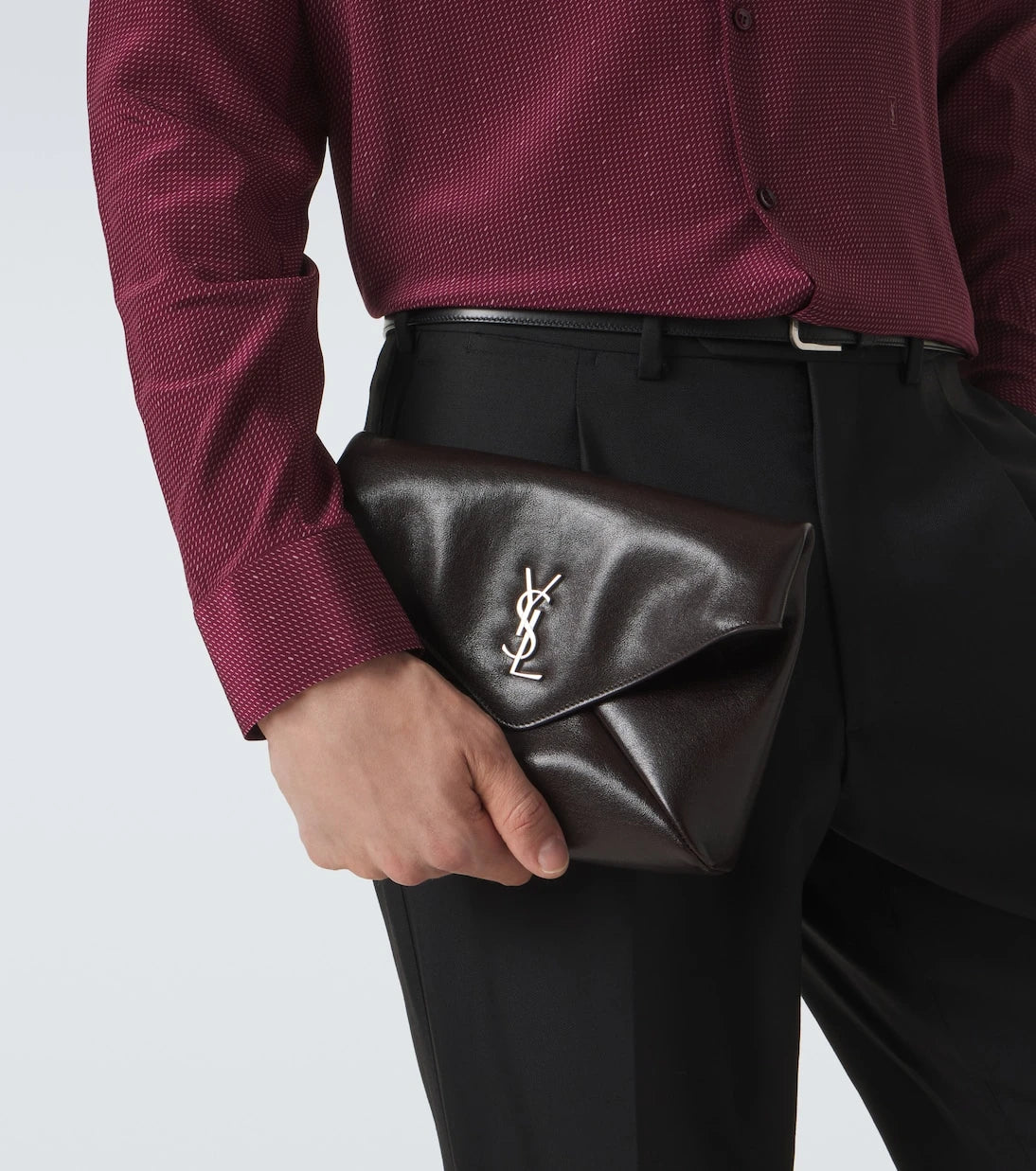 Saint Laurent - Cassandre Envelope leather messenger bag