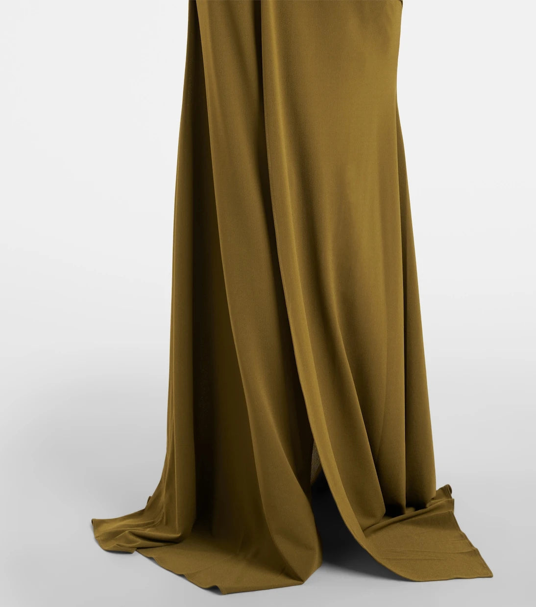 Alex Perry - Draped open-back crêpe jersey gown