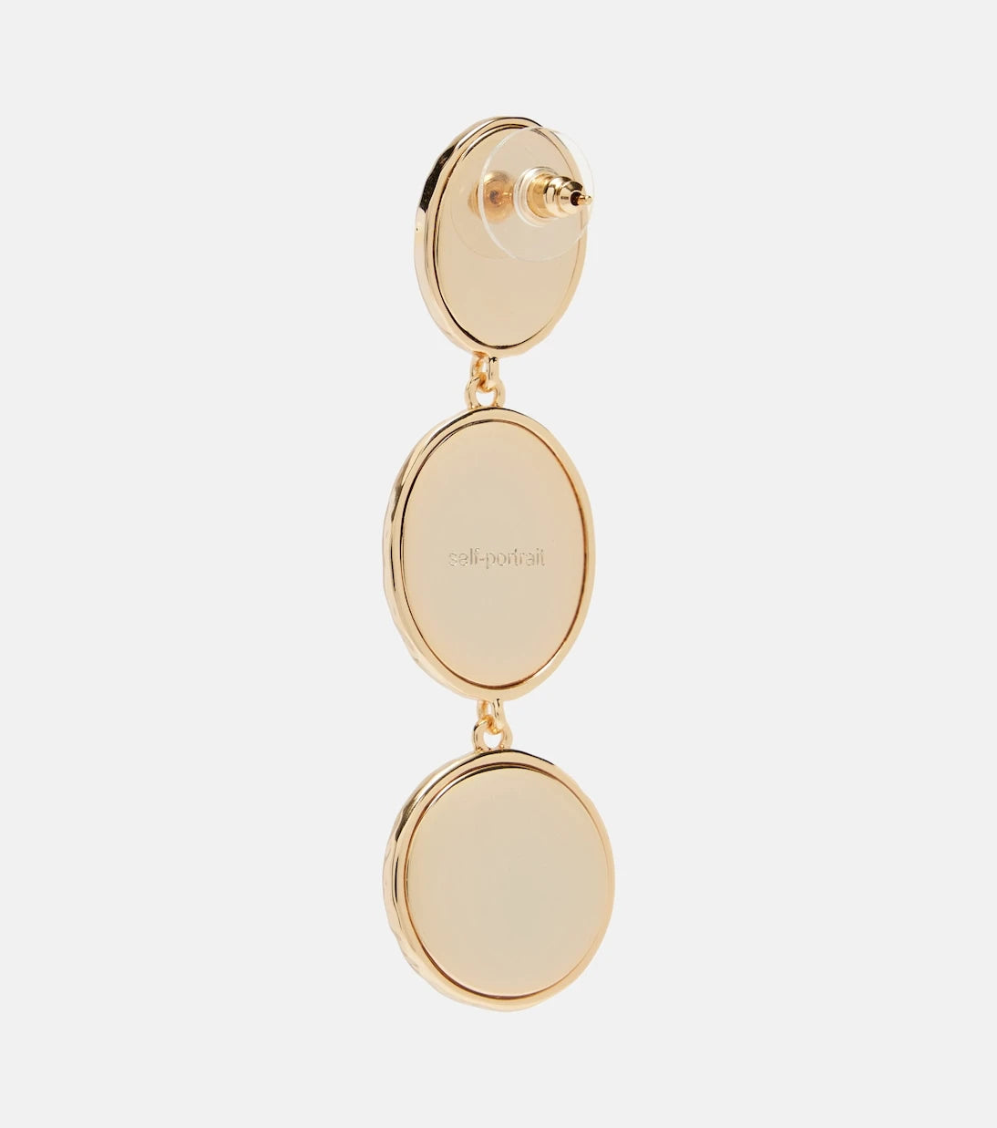 Self-Portrait - Embellished drop earrings